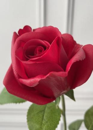 Роза искусственная латекс, селеконовая, косвенственная роза