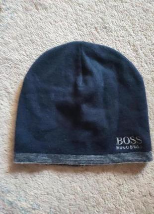 Шапка с шерстью hugo boss