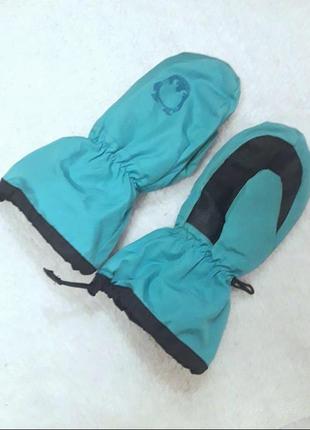 Тёплые, непромокаемые варежки, краги с мембраной,  размер: 4, 
на возраст: 5-7лет, thinsulate by alive