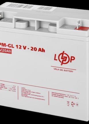 Акумулятор гелевий lpm-gl 12v - 20 ah