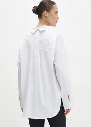 Біла сорочка zara оверсайз розмір xl