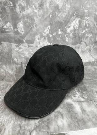 Кепка gucci monogram black