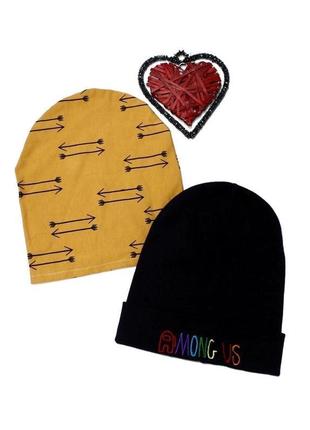 Шапки бини легкие весенние