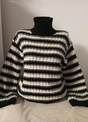 Теплый толстый свитер3 фото