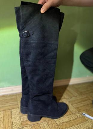 Ботфорти замша