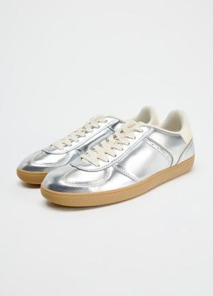 Кеды zara серые