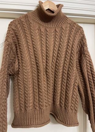 Шикарный мирер с горловиной крупной вязки h&amp;m