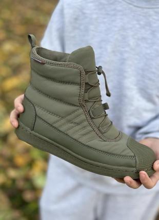 Зимові черевики adidas superstar boot. оригінал.