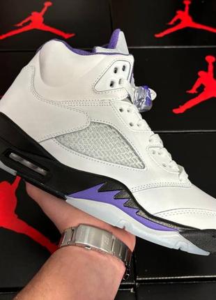 Jordan 5 retro dark concord white