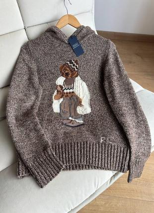 Преміальний жіночий светр з медведиком медведем