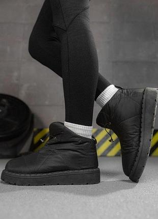 Женские дутики black   fm400-1 вт7722