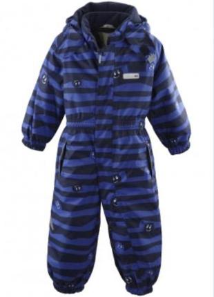 Детский комбинезон reima 98 р + запас 6 см зимний комбез реима зимний деми темно-синий мембранный качественный брендовый для мальчиков акция