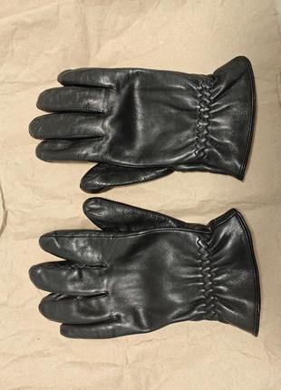 Перчатки мужские немецкие кожаные р. m черные