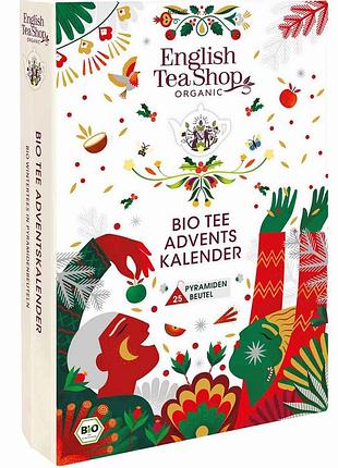Адвент календарь english tea shop organic bio tee adventsкalender 50g
