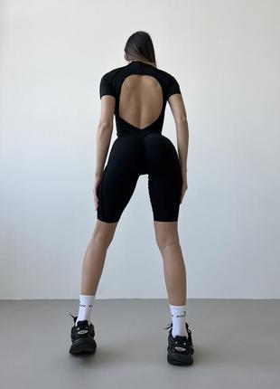 Комбинезонfitrun: bosysuit shorts versa "black ve