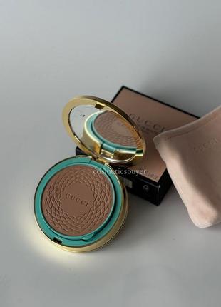 Бронзер бронзирующая пудра бронзатор гуччи гуси gucci éclat soleil luminous bronzer