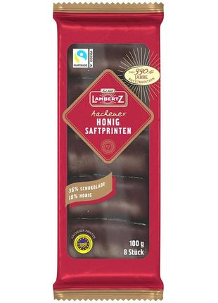 Пряники lambertz aachener honig saftprinten 100g