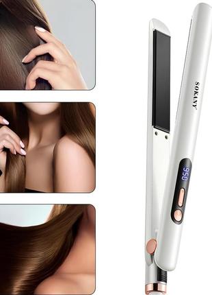 Праска для волосся з керамічними пластинами sk-1928 / випрямляч для волосся / щипці для вирівнювання волосся