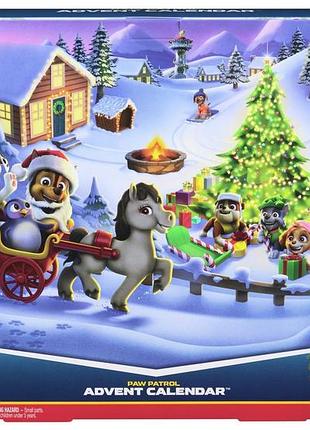 Адвент nickelodeon paw patrol advent calendar
