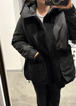 Martylo куртка итальянского бренда ит44 с натуральным мехом