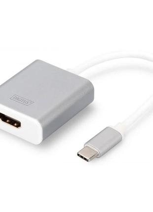 Адаптер переходник  type-c 3.0 - hdmi 4k digitus da-70836