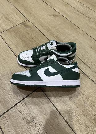 Кроссовки nike dunk low michigan state 40 размер