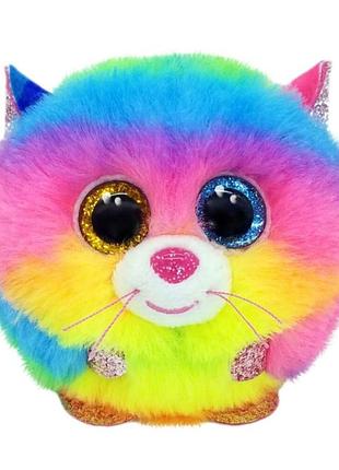 М'яка іграшка ty beanie balls gizmo райдужний кошенят
