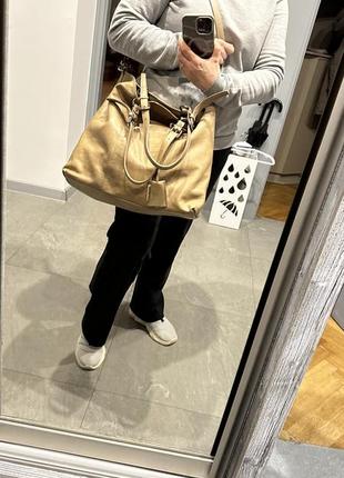 Шкіряна сумка шопер, італія.