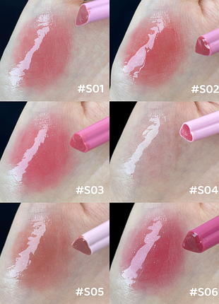 Flortte помада блиск special edition heart shaped lipstick