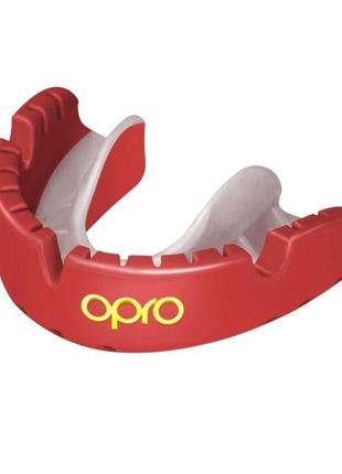 Капа opro gold braces під брекети доросла (вік 11+) red/pearl (art.102506003)