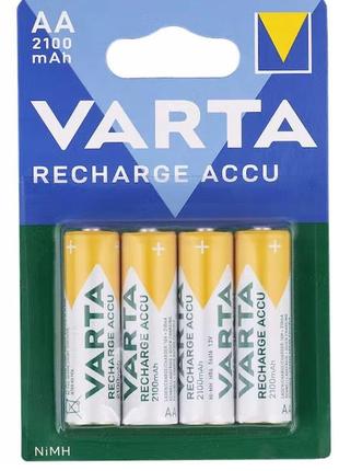 Акумулятори varta aa (r6) 2100 mah нікель-металгідридний (nimh) 4 штуки