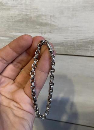 Браслет chrome hearts paper chain bracelet ( оригінал) хром хартс2 фото