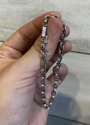 Браслет chrome hearts paper chain bracelet ( оригінал) хром хартс3 фото