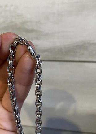 Браслет chrome hearts paper chain bracelet ( оригінал) хром хартс4 фото