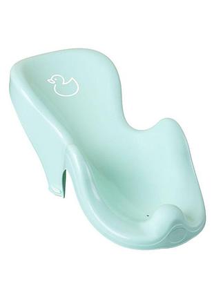 Гірка для купання tega duck anti-slip baby bath seat dk-003-131 light green (зелений)