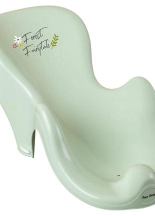 Гірка для купання tega forest fairytale anti-slip baby bath seat ff-003-112 light green (зелений)