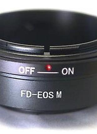 Адаптер (переходник) fd - canon eos m (для беззеркальных камер - байонетом eos m) для eos m, m3, m10, m5, m6