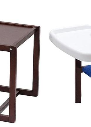 Стульчик-трансформер babyroom пони-220 тонированный синий / белый