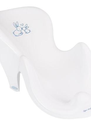 Гірка для купання tega little bunny anti slip bath seat kr-003-103 white (білий)