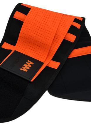 Пояс компресійний madmax mfa-277 slimming belt black/neon orange m6 фото