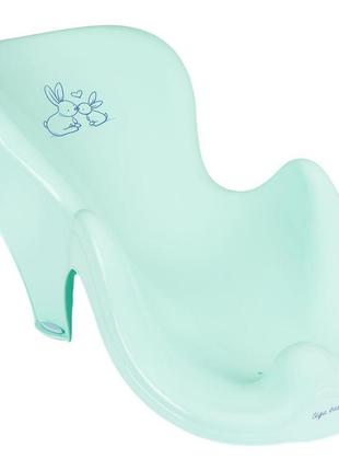 Гірка для купання tega little bunny anti slip bath seat kr-003-105 mint (м'ята)