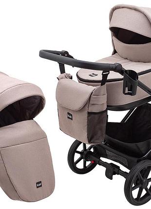 Коляска 2 в 1 bair ultra soft u-774 капучино