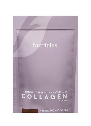 Кава з цикорієм та колагеном nutriplus nutricoffee, 100 г