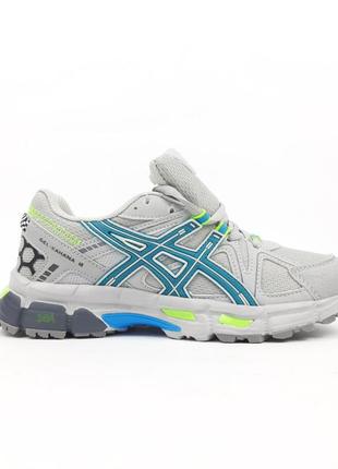 Asics gel kahana 8 сірі з блакитним