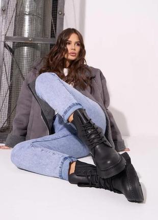 Ботинки маломерки цвет черный размер 36 fi_011872