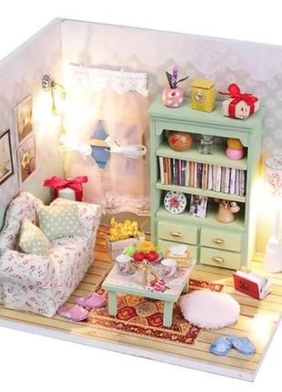 3d румбокс- конструктор “уютная гостиная”   diy dollhouse
