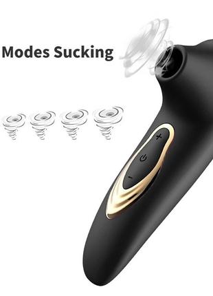 Женский вакуумный стимулятор для клитора черный shop