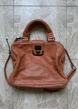 Сумка y2k archive vintage diesel for successful living leather bag