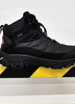 Зимові черевики merrell moc 2 чорні (хутро)