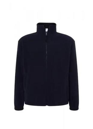 Флисовая кофта jhk,  polar fleece man, размер xl, темно-синий мужской батник, без капюшона